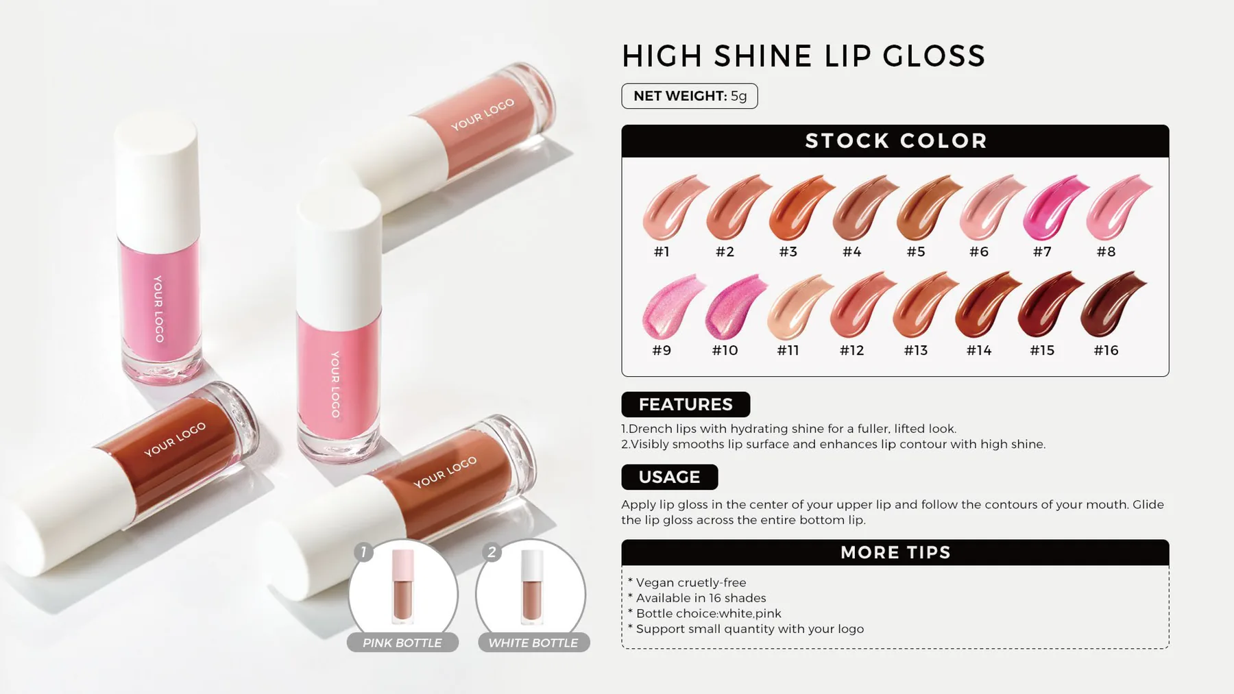 ARIS lip makeup catalog page 3 for private label lip balm lipstick lip gloss and lip oil OEM ODM