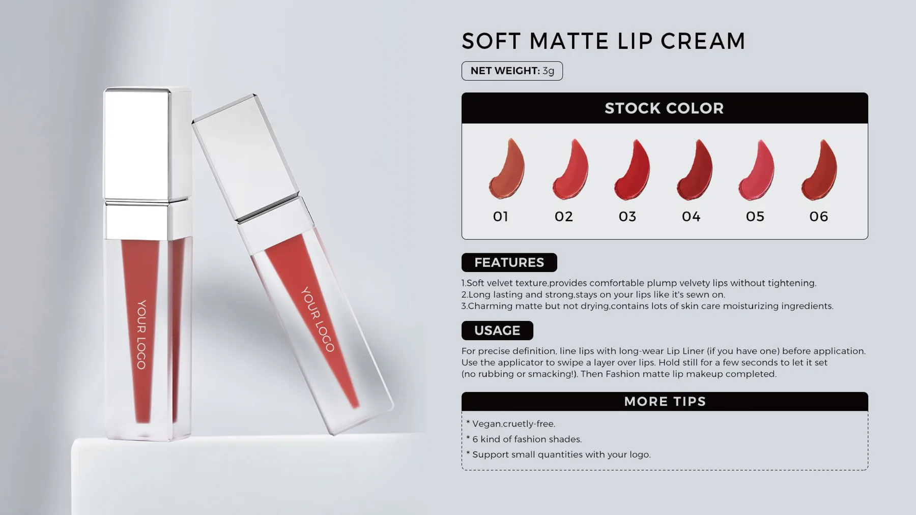 ARIS lip makeup catalog page 6 for private label lip balm lipstick lip gloss and lip oil OEM ODM