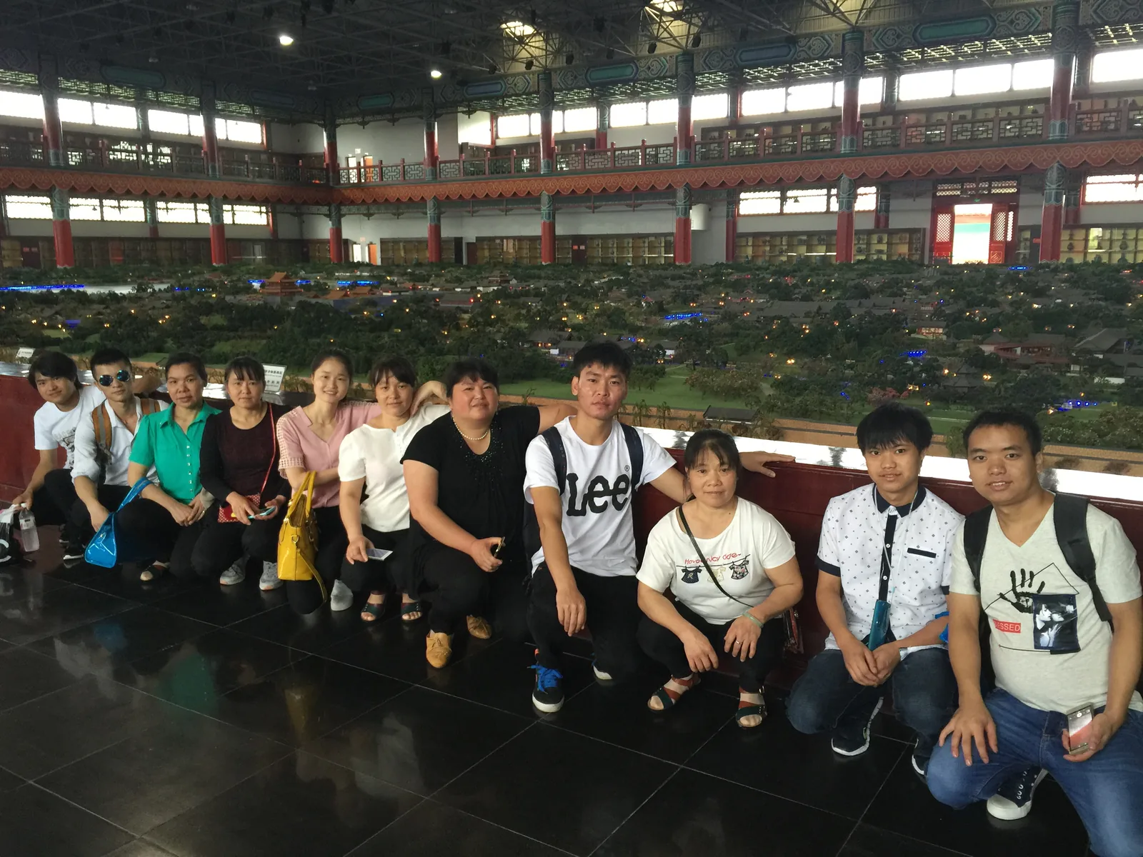ARIS team visiting a cultural exhibition hall