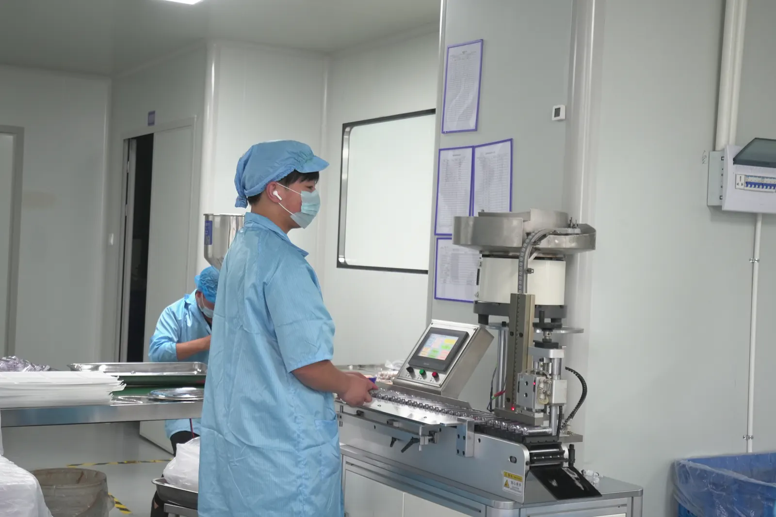 ARIS Cosmetics equipment operation in workshop