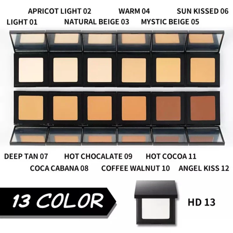 Face Makeup Pressed Powder for dark skin private label face powder reference